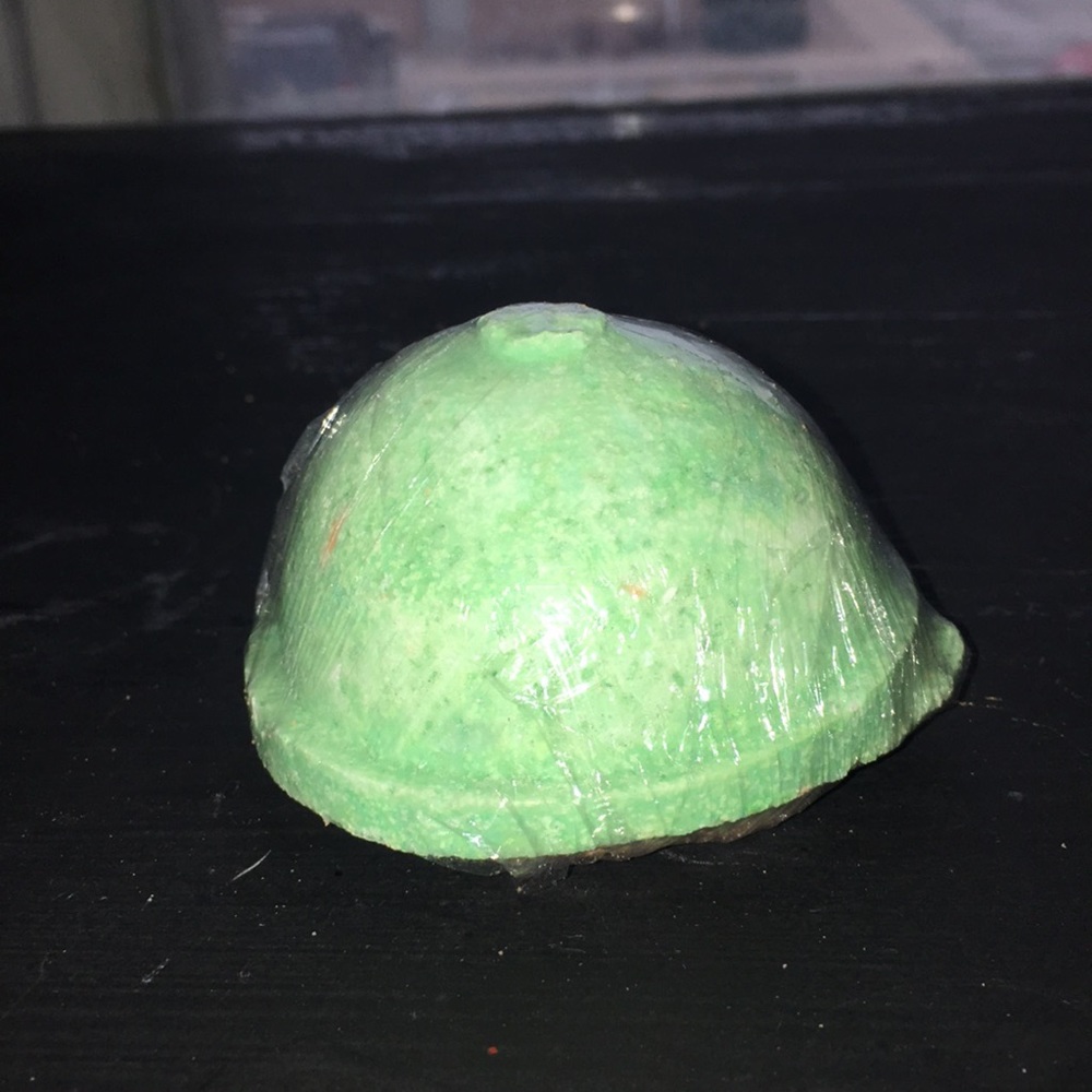 Watermelon bath bomb